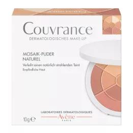 AVENE Couvrance Poudre mosaïque naturelle avec éponge, 10 g