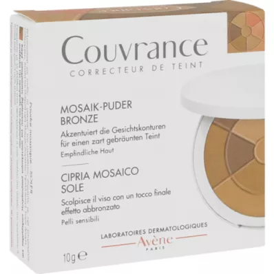 AVENE Couvrance Poudre mosaïque bronze avec éponge, 10 g