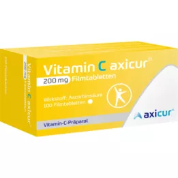 VITAMIN C AXICUR 200 mg Comprimés pelliculés, 100 pc