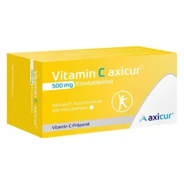 VITAMIN C AXICUR 500 mg Comprimés pelliculés, 100 pc