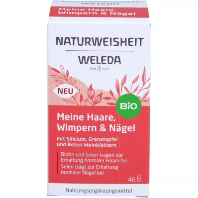 WELEDA Sagesse naturelle Mes cheveux Cils&amp;Ongles Kps, 46 Pcs