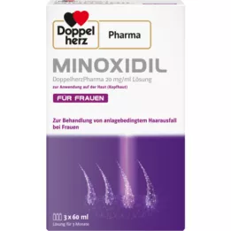 MINOXIDIL DoppelherzPhar.20mg/ml Lait pour la peau Femme, 3X60 ml