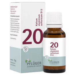 BIOCHEMIE Pflüger 20 Kalium alumin.sulfur.D 12 Gl., 15 g