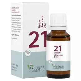 BIOCHEMIE Pflüger 21 Zincum chloratum D 12 globules, 15 g