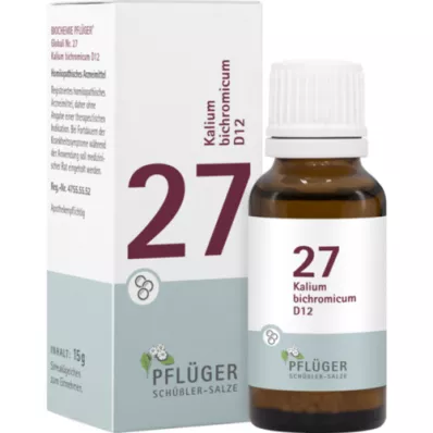 BIOCHEMIE Pflüger 27 Kalium bichromicum D 12 globes, 15 g