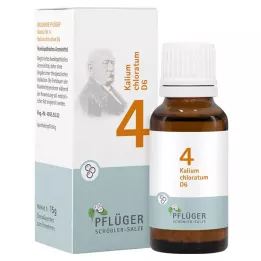 BIOCHEMIE Pflüger 4 Kalium chloratum D 6 globules, 15 g