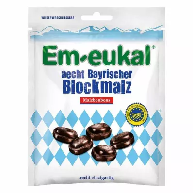 EM EUKAL Bonbons de malt bavarois authentique, 100 g