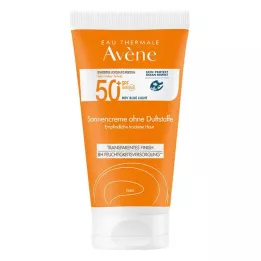 AVENE Crème solaire SPF 50+ sans parfum, 50 ml