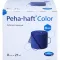 PEHA-HAFT Bande de fixation Color sans latex 8 cmx21 m bleu, 1 pc