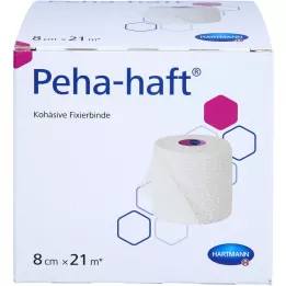 PEHA-HAFT Bande de fixation sans latex 8 cmx21 m, 1 pc