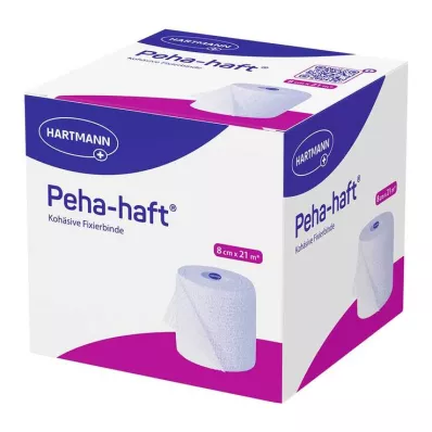 Peha-Haft bandage de fixation sans latex 8 cmx21 m, 1 pièce