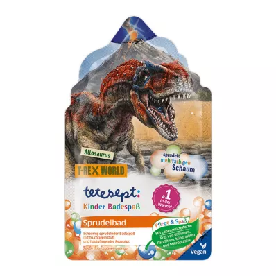 TETESEPT Bain bouillonnant pour enfants T-Rex World, 40 g