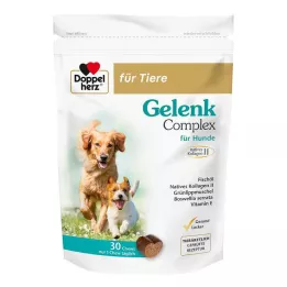 DOPPELHERZ pour animaux Articulation Complex Chews pour chiens, 30pcs