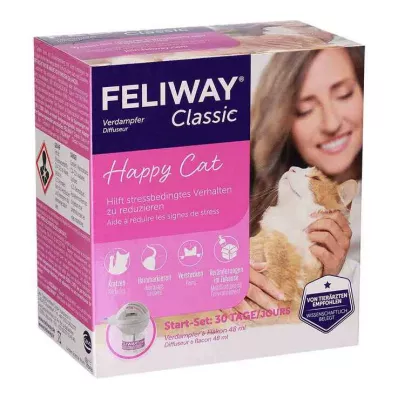 Kit de démarrage Feliway Classic pour chats, 48 ml