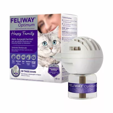 FELIWAY OPTIMUM Kit de démarrage pour chats, 48 ml