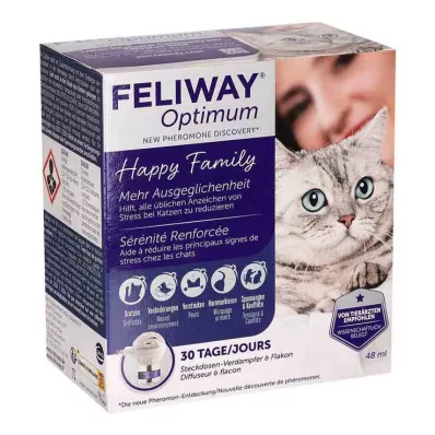 Kit de démarrage Feliway Optimum pour chats, 48 ml