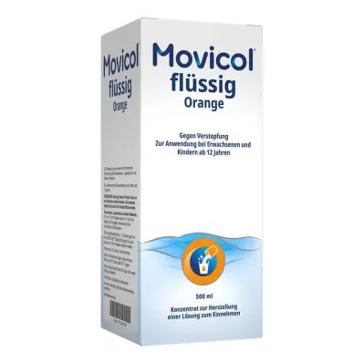 MOVICOL liquide orange, 500 ml MOVICOL liquide orange, 500 ml