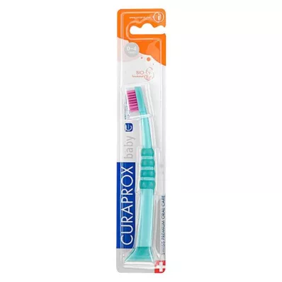 Brosse à dents pour enfants Curaprox 0 - 4 ans, 1 pièce