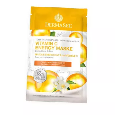 Dermasel Masque énergétique à la vitamine C de la Mer Morte (12 ml)