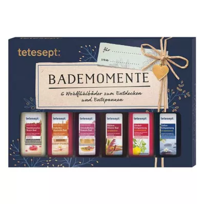 TETESEPT Coffret cadeau Moments de bain, 6X20 ml