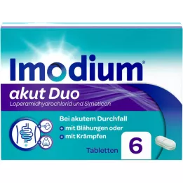 IMODIUM akut Duo 2 mg/125 mg comprimés, 6 pc