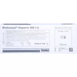 MEDUNASAL-Ampoules dHéparine 500 U.I., 10X5 ml