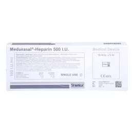 MEDUNASAL-Ampoules dHéparine 500 U.I., 10X5 ml