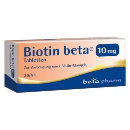 BIOTIN BETA 10 mg Comprimés, 20 pièces
