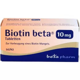 BIOTIN BETA 10 mg Comprimés, 50 pcs