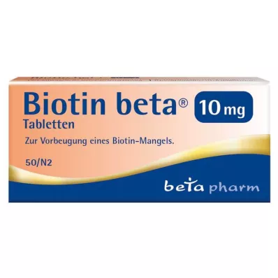 BIOTIN BETA 10 mg Comprimés, 50 pcs