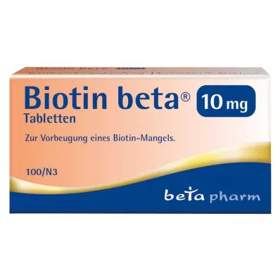 BIOTIN BETA 10 mg Comprimés, 100 pcs