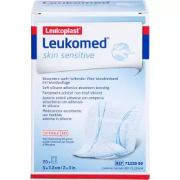 LEUKOMED Skin sensitive stérile 5x7,2 cm, 20 pces