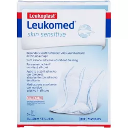 LEUKOMED Skin sensitive stérile 8x10 cm, 5 pces