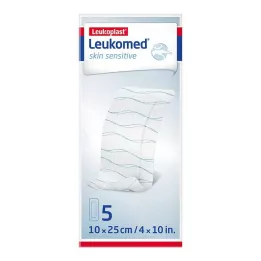LEUKOMED Skin sensitive stérile 10x25 cm, 5 pces