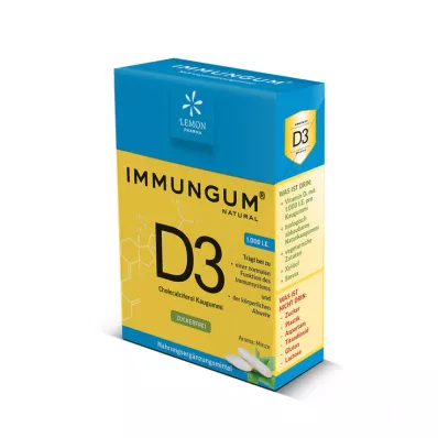 VITAMIN D3 IMMUNGUM Gomme à mâcher, 28 g