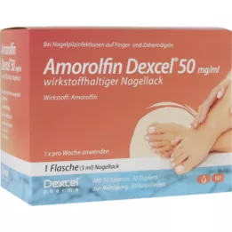 AMOROLFIN Dexcel 50 mg/ml vernis à ongles, 3 ml
