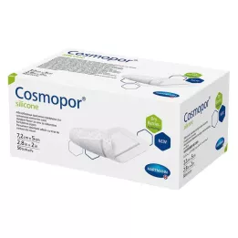 COSMOPOR Pansement silicone 5x7,2 cm, 50 pces