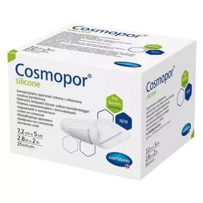 Pansement en silicone Cosmopor® 5x7,2 cm, 25 pc