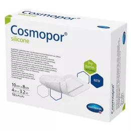 COSMOPOR Pansement silicone 8x10 cm, 10 pces