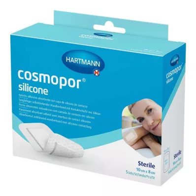 Pansement en silicone Cosmopor 8x10 cm, 5 pc