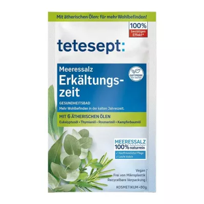 TETESEPT Sel marin pour temps de refroidissement, 80 g