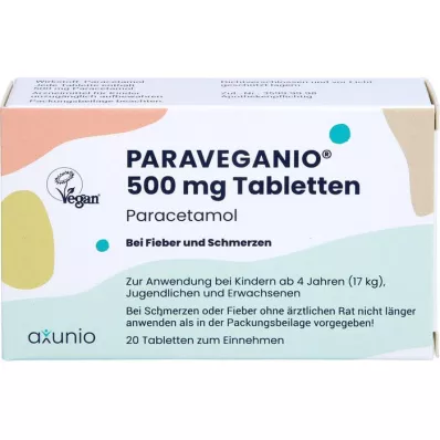 PARAVEGANIO 500 mg comprimés, 20 pcs