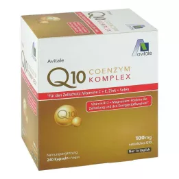 COENZYM Capsules Q10 100 mg+vitamines+minéraux, 240 capsules