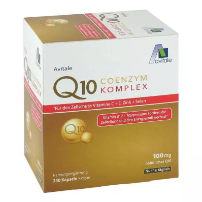 COENZYM Capsules Q10 100 mg+vitamines+minéraux, 240 capsules
