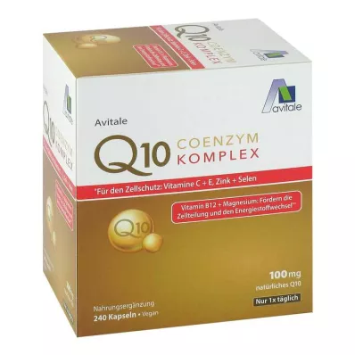 COENZYM Capsules Q10 100 mg+vitamines+minéraux, 240 capsules
