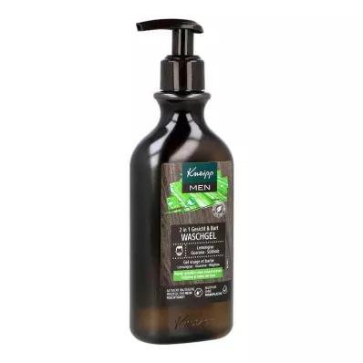 Kneipp Men 2in1 Face&Gel nettoyant pour barbe (250 ml) Kneipp Men 2in1 Face&Gel nettoyant pour barbe (250 ml)