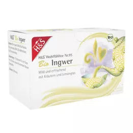 H&S Sachets filtres au gingembre bio, 20X2 g