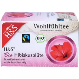 H&amp;S Bio Fleur dhibiscus sachet-filtre, 20X1.75 g