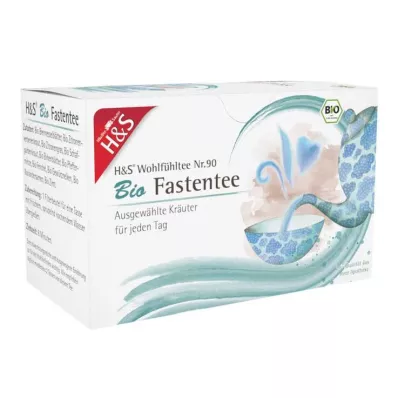 H&amp;S sachets filtre thé à jeun bio, 20X1,5 g