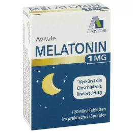 MELATONIN Mini-comprimés de 1 mg en distributeur, 120 pc